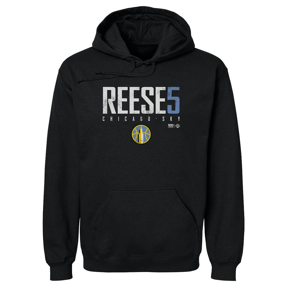 Men's 500 Level Angel Reese Black Chicago Sky Elite Pullover Hoodie