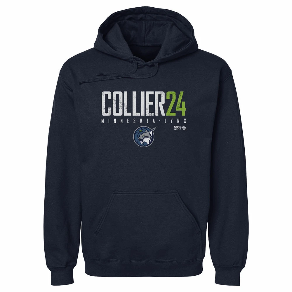 Men's 500 Level Napheesa Collier Navy Minnesota Lynx Elite Pullover Hoodie