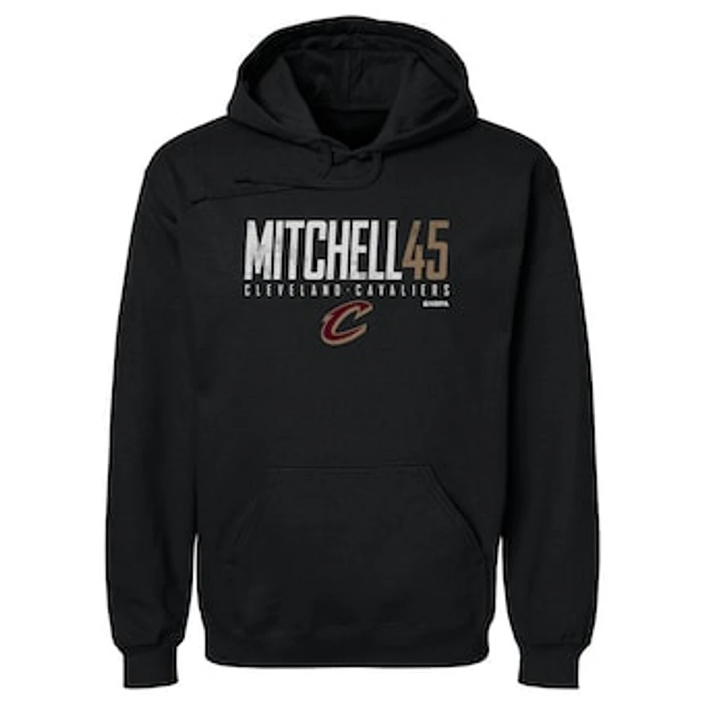 Men's 500 Level Donovan Mitchell Black Cleveland Cavaliers Elite Pullover Hoodie