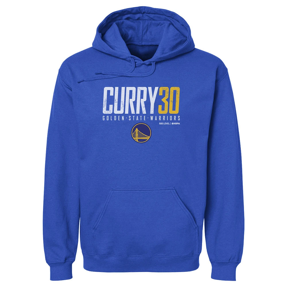 Men's 500 Level Stephen Curry Royal Golden State Warriors Elite Pullover Hoodie