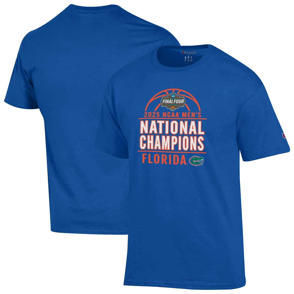 Men's Champion Royal Florida Gators 2025 NCAA Basketball National Champions Jersey T-Shirt