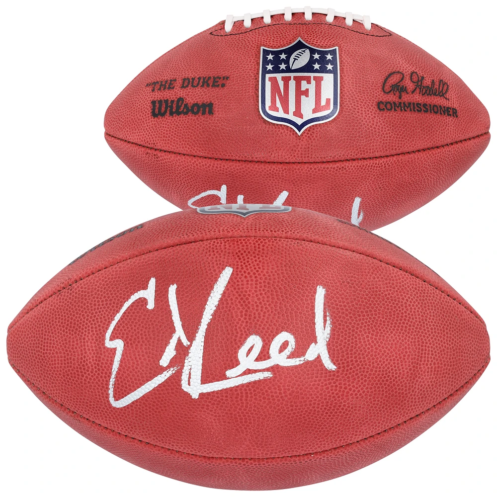 Ed Reed Baltimore Ravens Autographed Wilson Duke Full Color Football