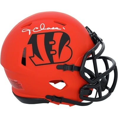 Ja'Marr Chase Cincinnati Bengals Autographed Riddell Rave Speed Mini Helmet