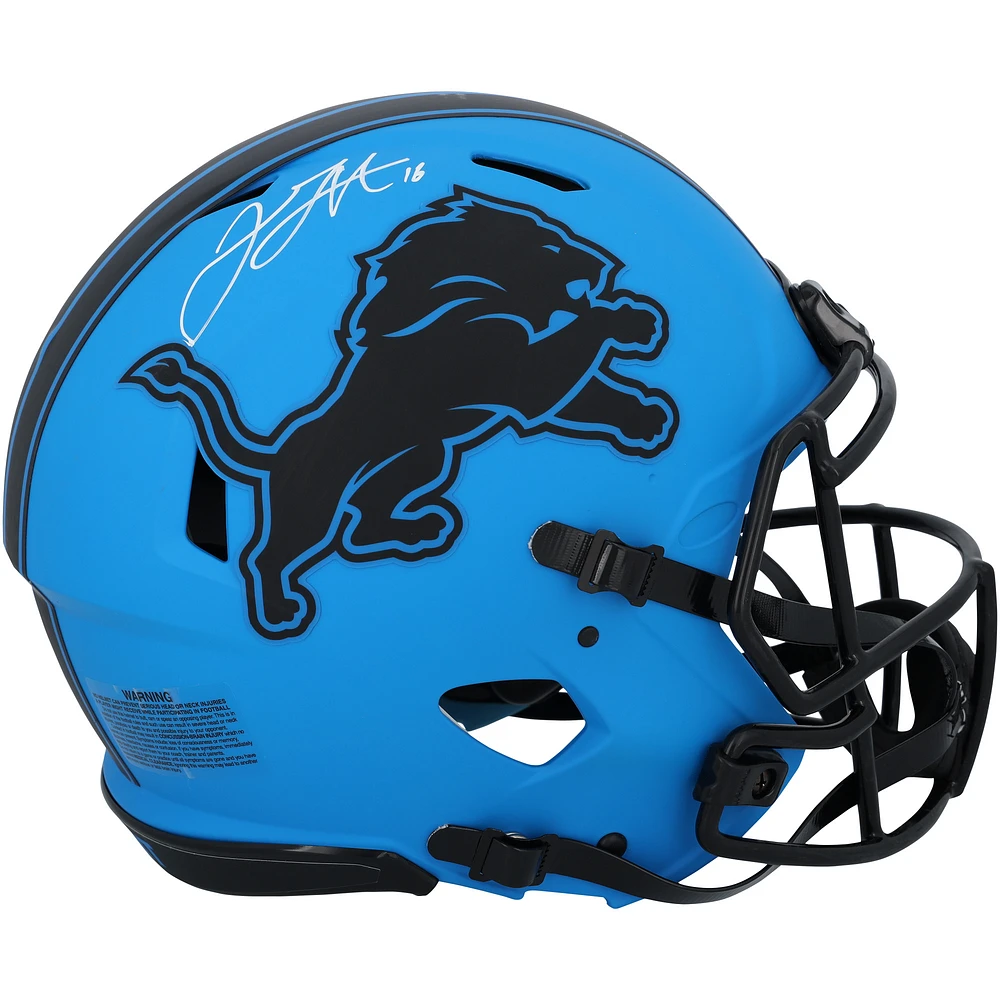 Jared Goff Detroit Lions Autographed Riddell Rave Speed Authentic Helmet