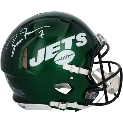 Boomer Esiason New York Jets Autographed Riddell Speed Authentic Helmet
