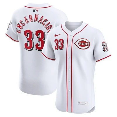Men's Nike Christian Encarnacion-Strand White Cincinnati Reds Home Elite Jersey