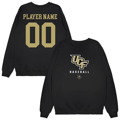 Unisex Black UCF Knights NIL Pick-A-Player Baseball Sweatshirt