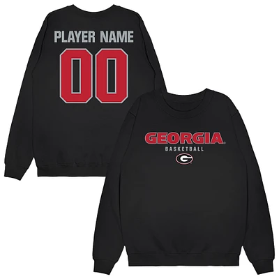 Unisex Black Georgia Bulldogs NIL Pick-A-Player Men's Basketball Sweatshirt