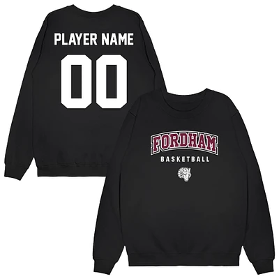 Unisex Black Fordham Rams NIL Pick-A-Player Men's Basketball Sweatshirt