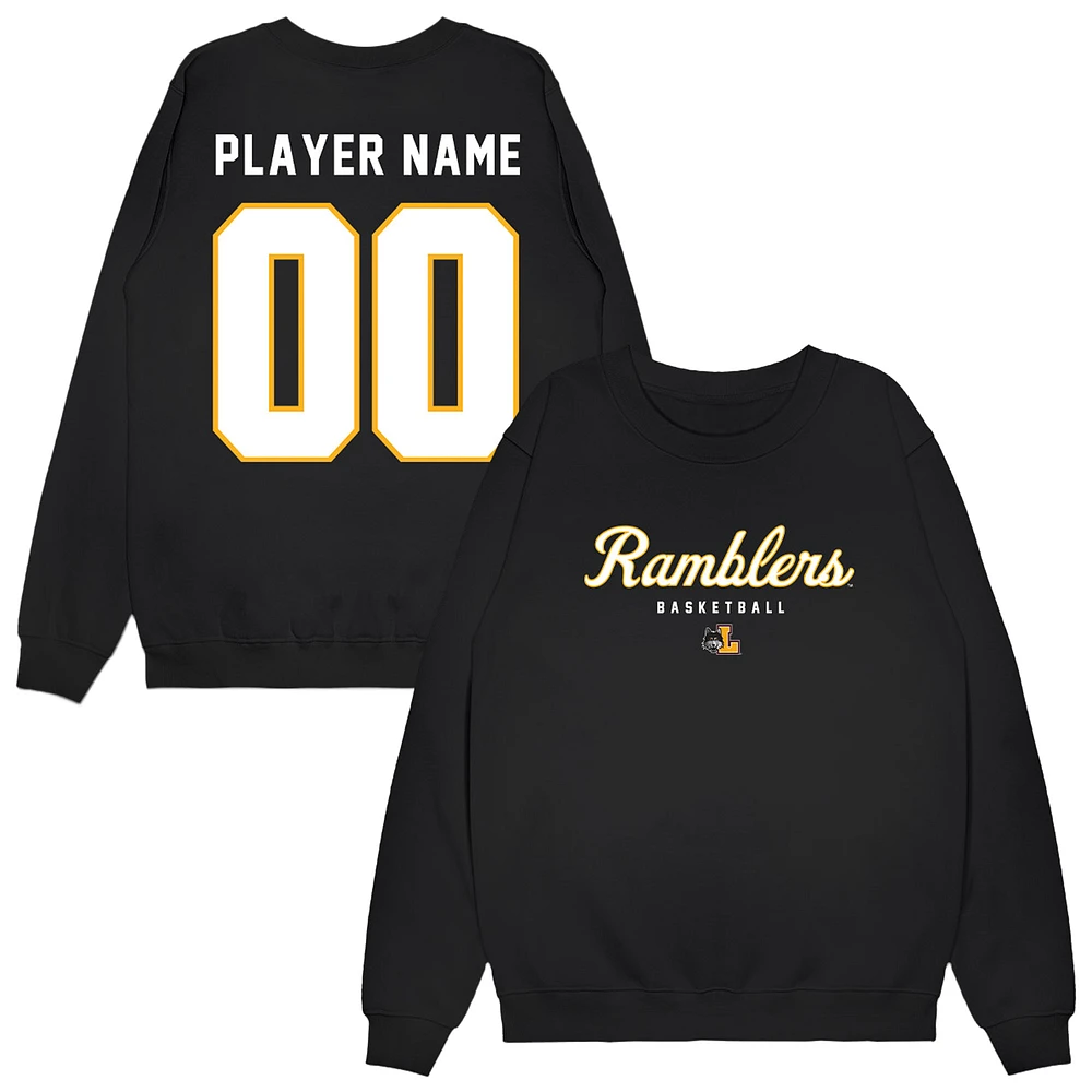 Unisex Black Loyola Chicago Ramblers NIL Pick-A-Player Women's Basketball Sweatshirt