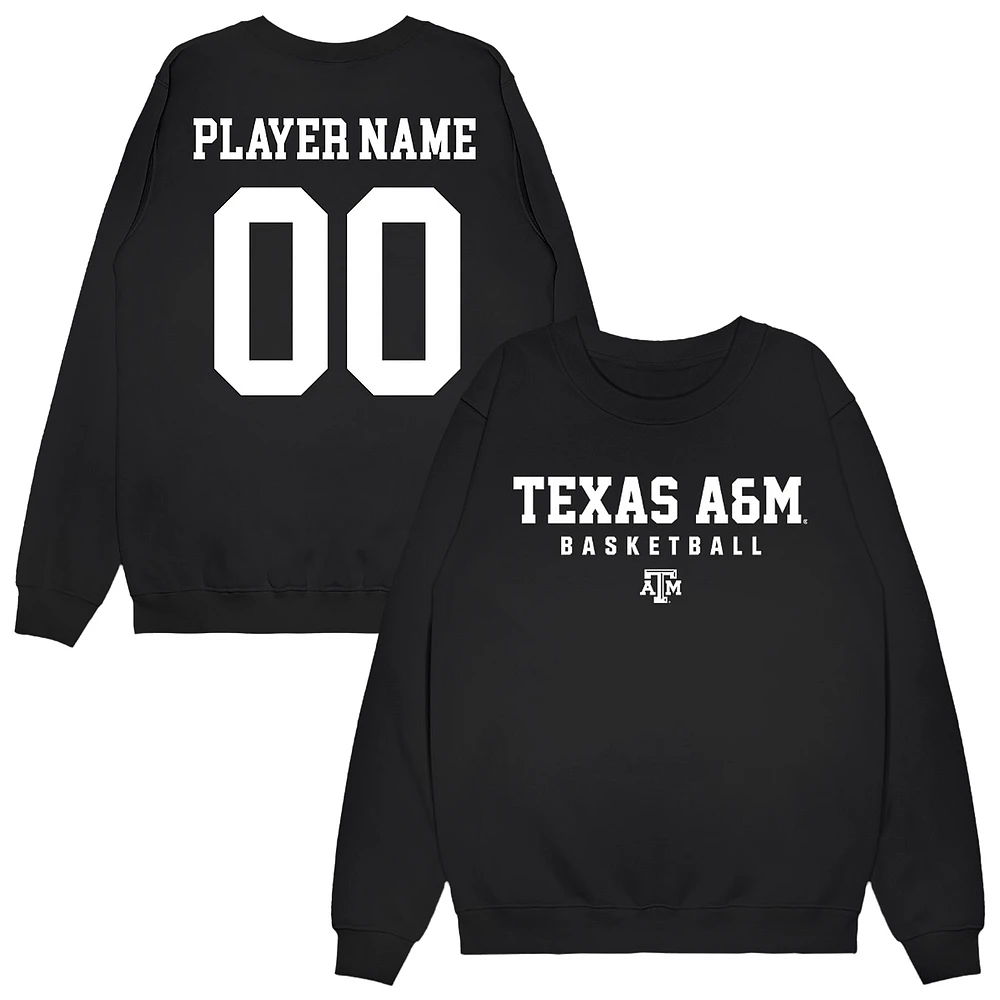 Unisex Black Texas A&M Aggies NIL Pick-A-Player Women's Basketball Sweatshirt