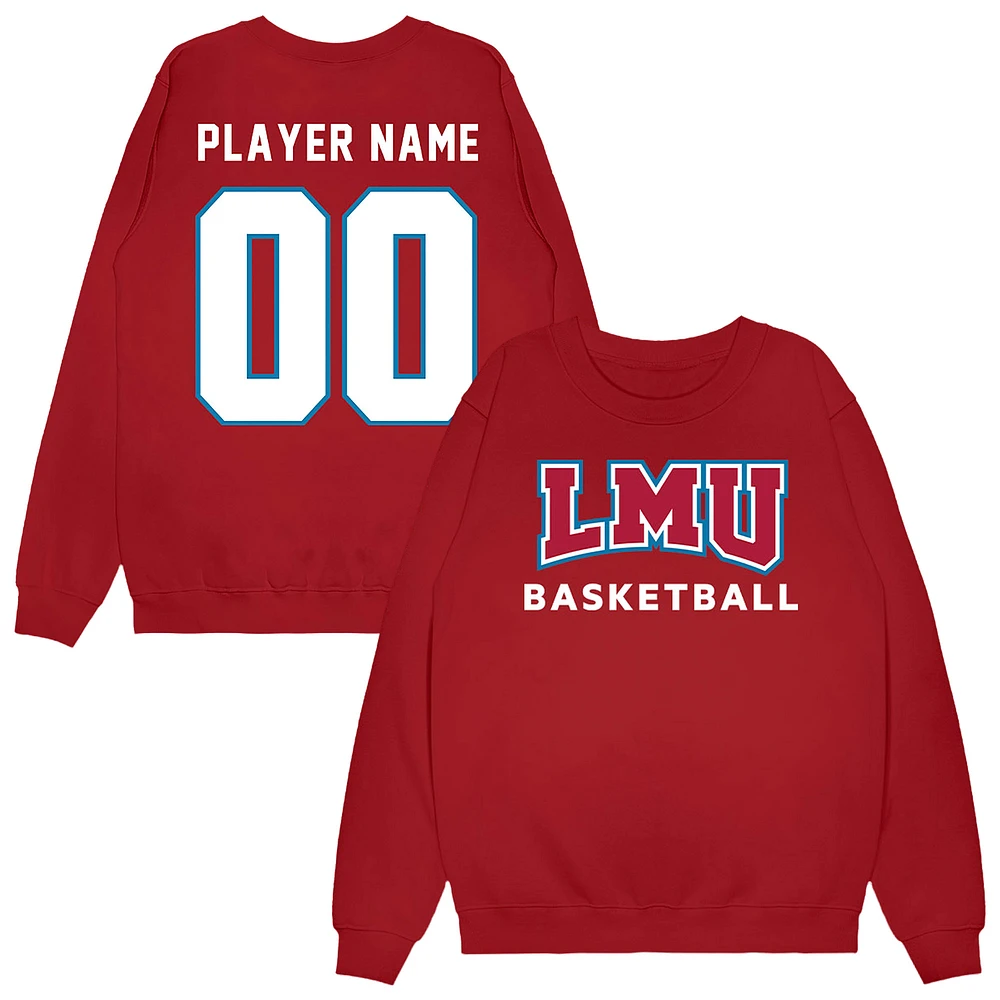 Unisex Cardinal Loyola Marymount Lions NIL Pick-A-Player Women's Basketball Sweatshirt