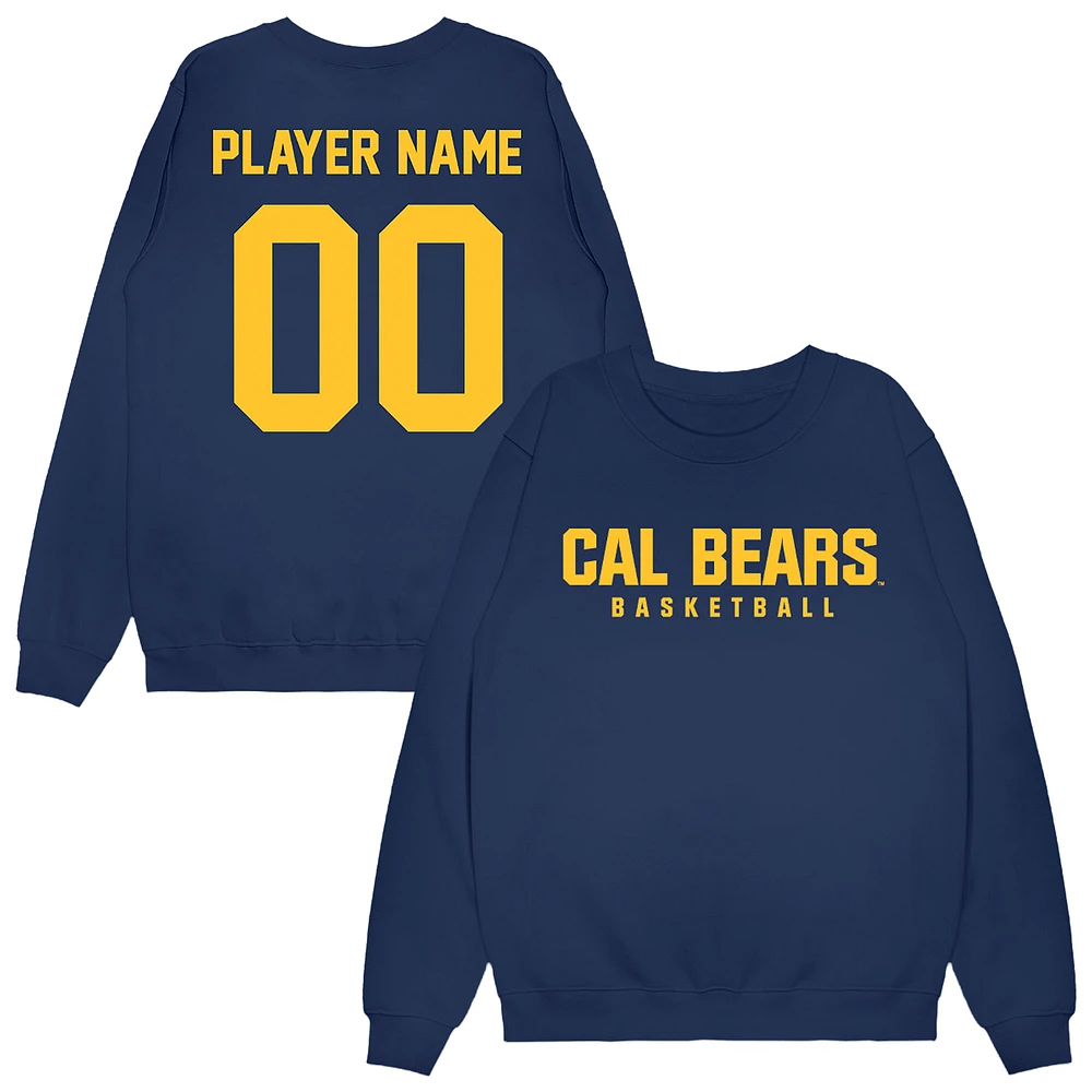 Unisex Navy Cal Bears NIL Pick-A-Player Women's Basketball Sweatshirt