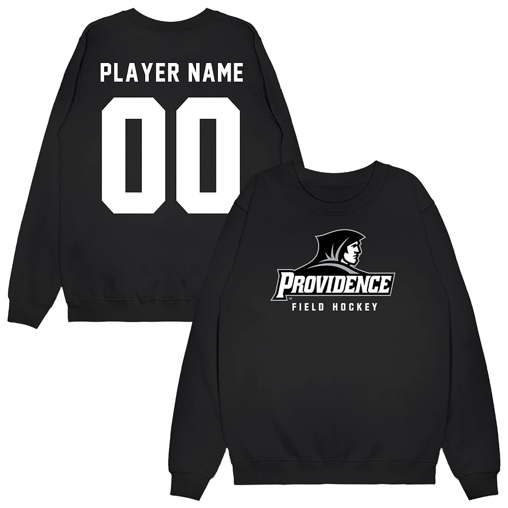Unisex Black Providence Friars NIL Pick-A-Player Field Hockey Sweatshirt