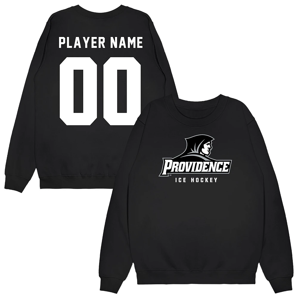 Unisex Black Providence Friars NIL Pick-A-Player Women's Hockey Sweatshirt