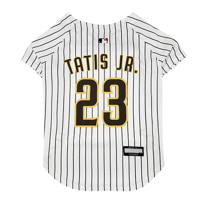 Fernando Tatis Jr. White San Diego Padres Player Pet Jersey