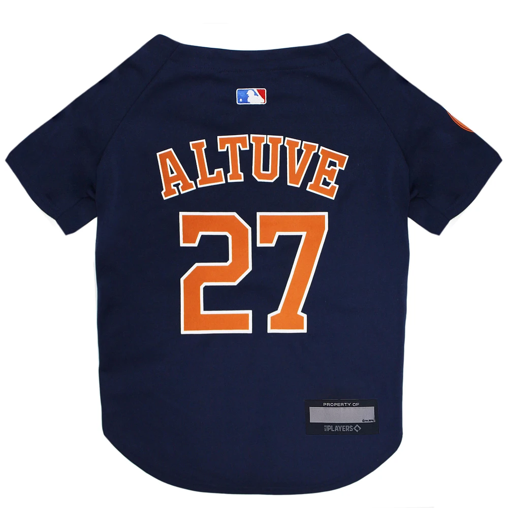 Jose Altuve Navy Houston Astros Player Pet Jersey