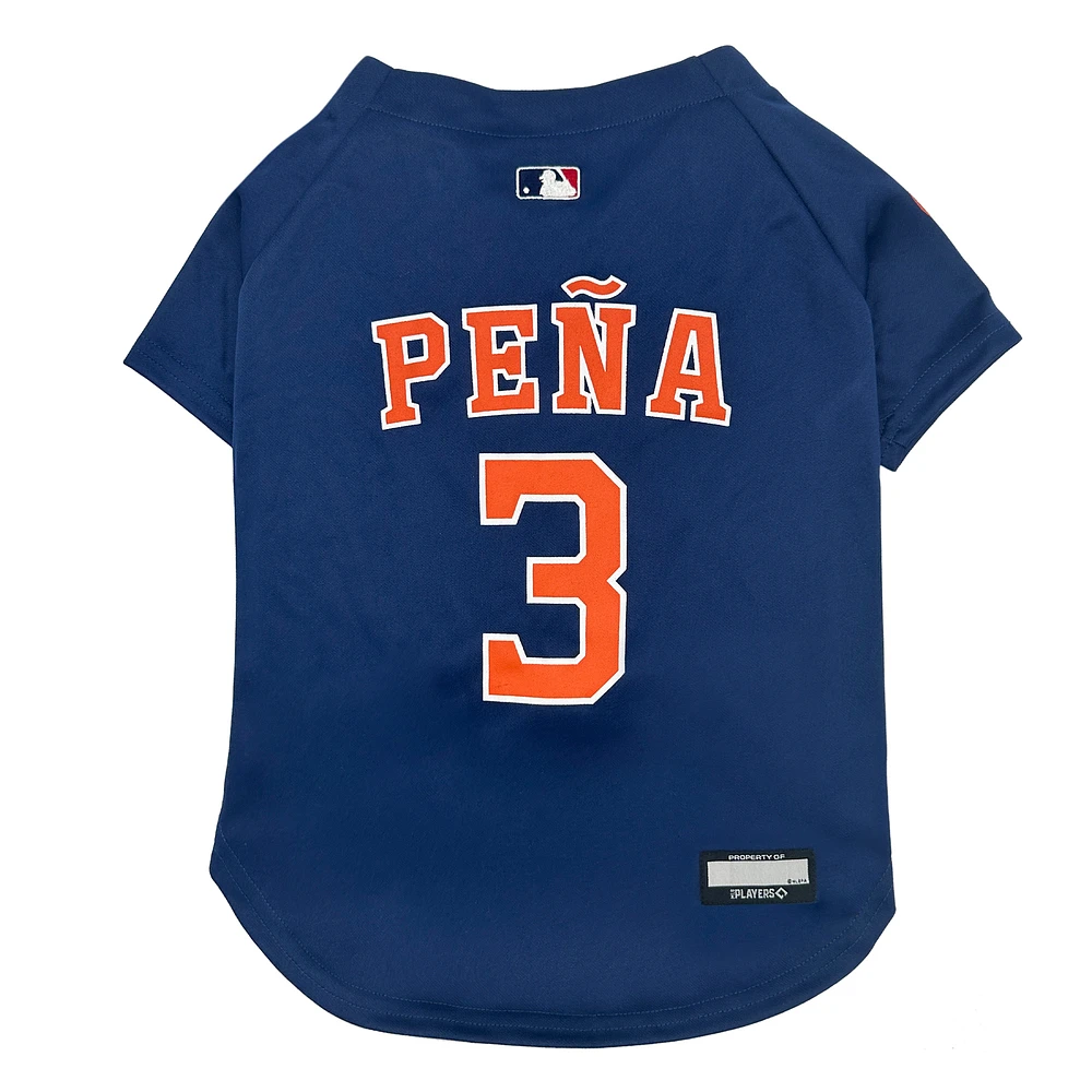 Jeremy Peña Navy Houston Astros Player Pet Jersey