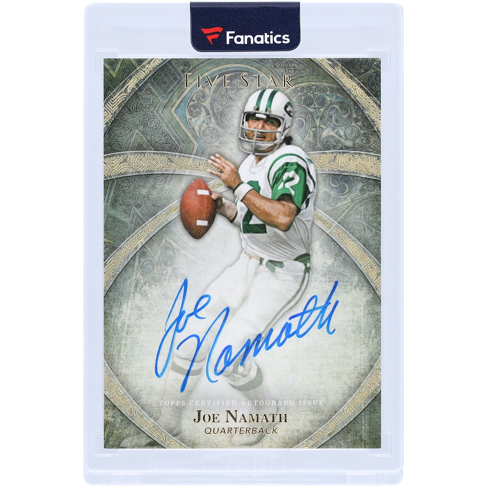 Joe Namath New York Jets Autographed 2014 Topps Five Star #FSA-JN Card