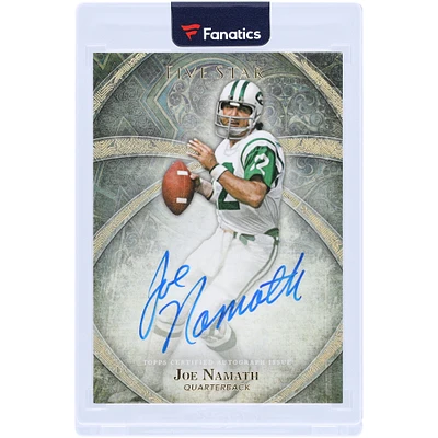 Joe Namath New York Jets Autographed 2014 Topps Five Star #FSA-JN Card