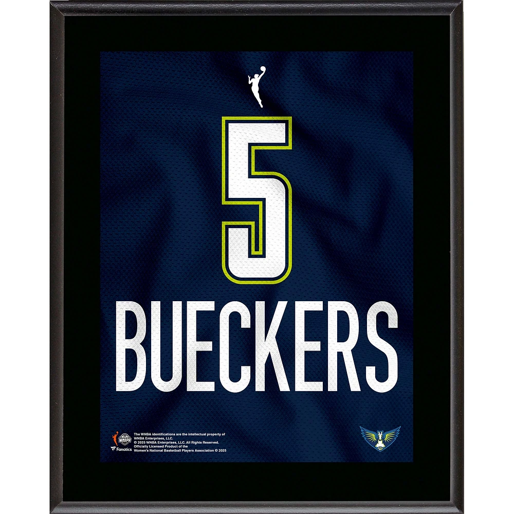 Paige Bueckers Dallas Wings 2025 WNBA Draft 10.5" x 13" Jersey Number Sublimated Player Plaque