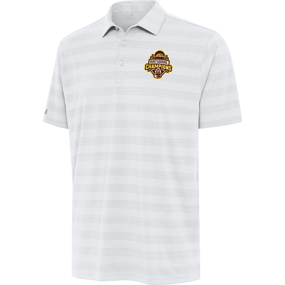 Men's Antigua Western Michigan Broncos 2025 NCAA Frozen Four Ice Hockey National Champions Tunnel Polo