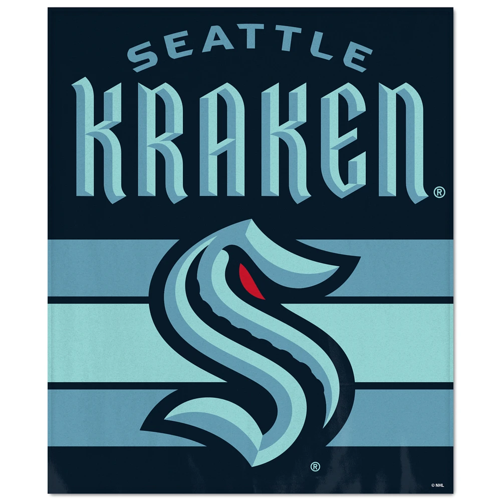 WinCraft Seattle Kraken Ultra Plush 50" x 60" Throw Blanket