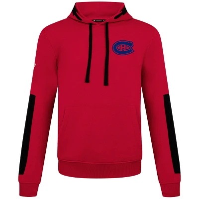 Men's Levelwear Red Montreal Canadiens Bombay Response Pullover Hoodie