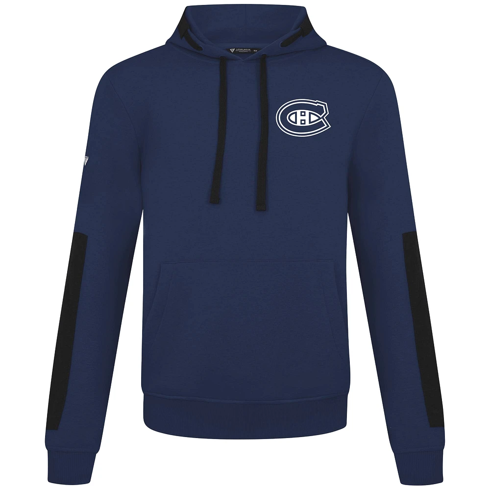 Men's Levelwear Navy Montreal Canadiens Bombay Response Pullover Hoodie