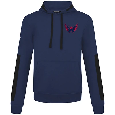 Men's Levelwear Navy Washington Capitals Bombay Response Pullover Hoodie