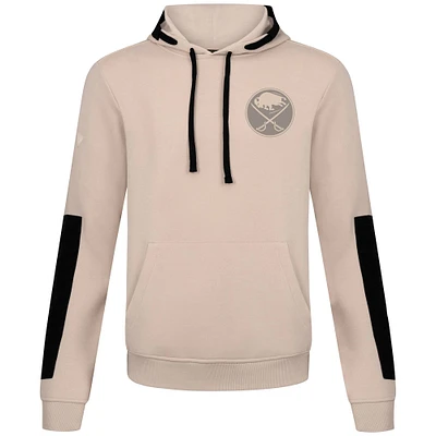 Men's Levelwear Khaki Buffalo Sabres Bombay Response Pullover Hoodie