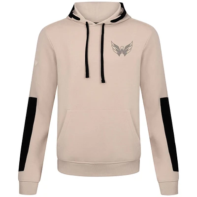 Men's Levelwear Khaki Washington Capitals Bombay Response Pullover Hoodie