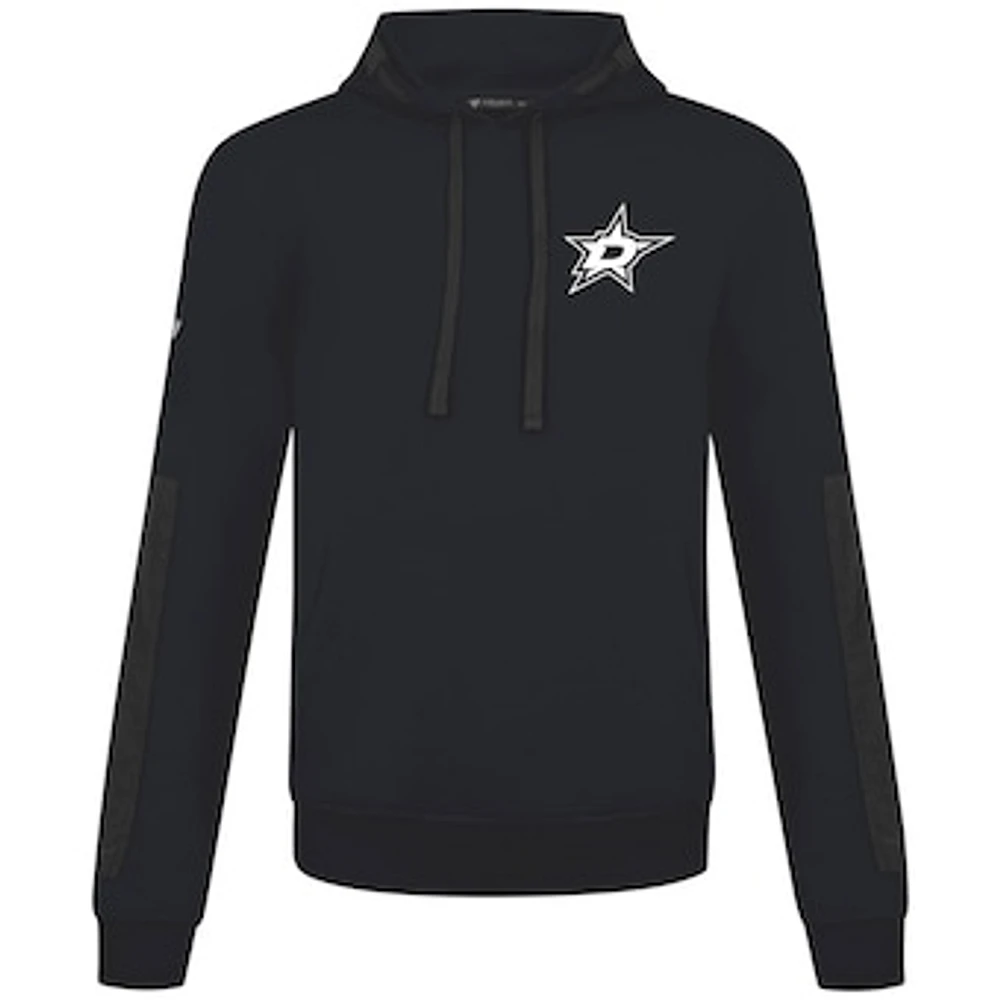 Men's Levelwear Black Dallas Stars Bombay Response Pullover Hoodie