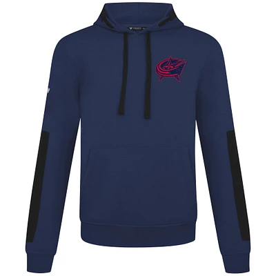 Men's Levelwear Navy Columbus Blue Jackets Bombay Response Pullover Hoodie