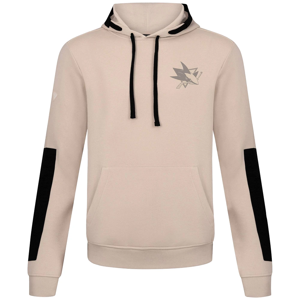 Men's Levelwear Khaki San Jose Sharks Bombay Response Pullover Hoodie