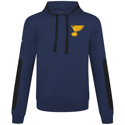Men's Levelwear Navy St. Louis Blues Bombay Response Pullover Hoodie