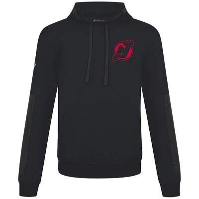 Men's Levelwear Black New Jersey Devils Bombay Response Pullover Hoodie