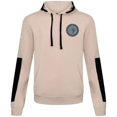 Men's Levelwear Khaki Winnipeg Jets Bombay Response Pullover Hoodie