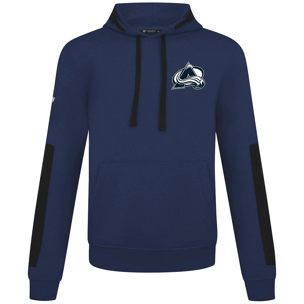 Men's Levelwear Navy Colorado Avalanche Bombay Response Pullover Hoodie