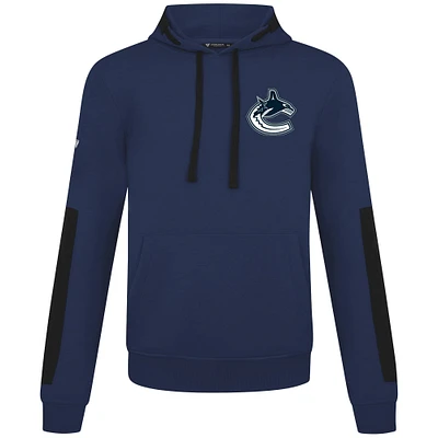 Men's Levelwear Navy Vancouver Canucks Bombay Response Pullover Hoodie