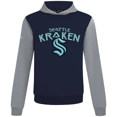 Men's Levelwear Deep Sea Blue/Gray Seattle Kraken Ultimate Mission Pullover Hoodie