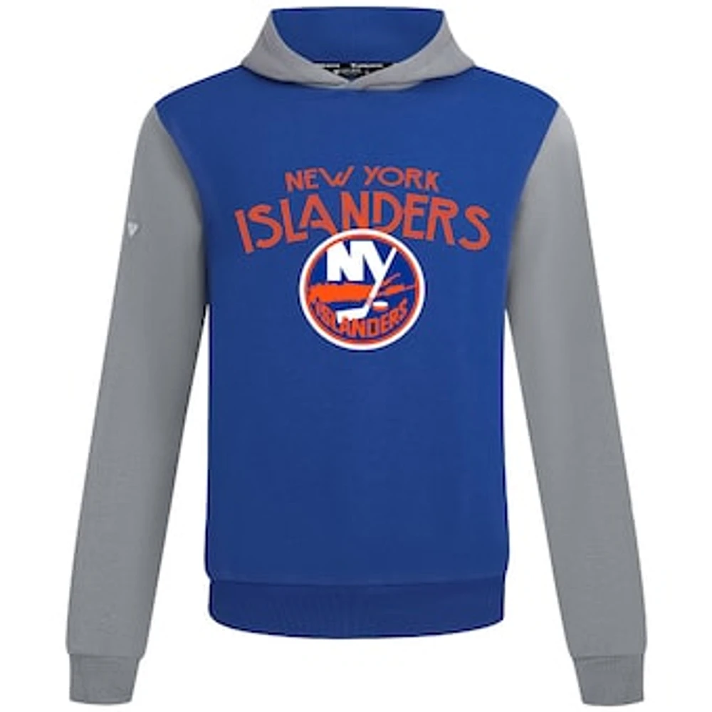 Men's Levelwear Royal/Gray New York Islanders Ultimate Mission Pullover Hoodie