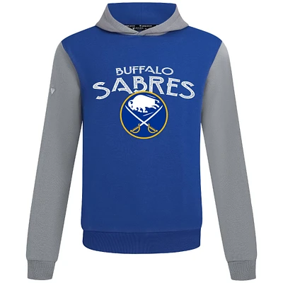 Men's Levelwear Royal/Gray Buffalo Sabres Ultimate Mission Pullover Hoodie