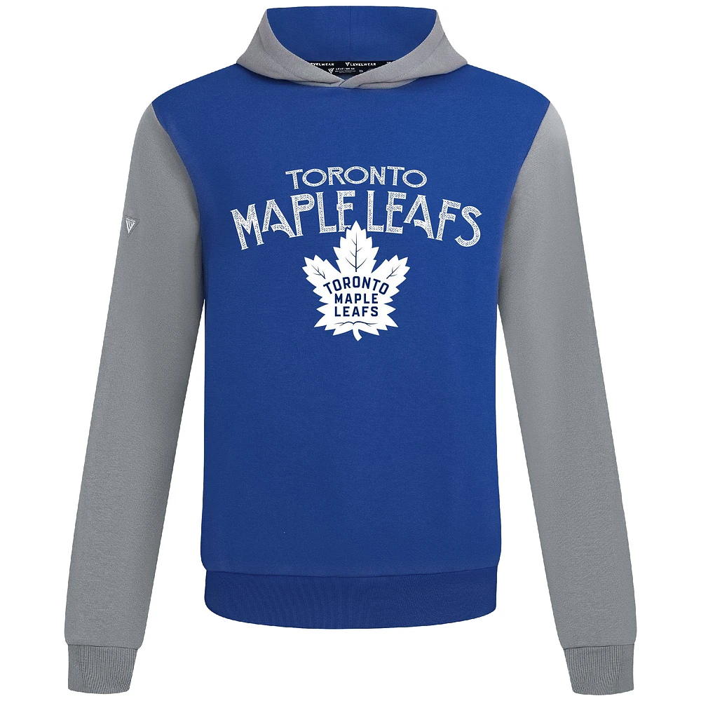 Men's Levelwear Royal/Gray Toronto Maple Leafs Ultimate Mission Pullover Hoodie