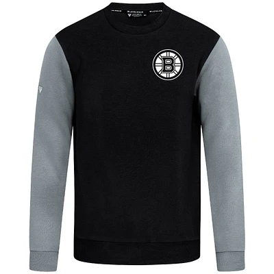Men's Levelwear Black/Gray Boston Bruins Ultimate Response Sweatshirt