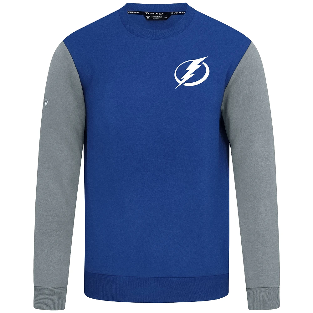 Men's Levelwear Royal/Gray Tampa Bay Lightning Ultimate Response Sweatshirt