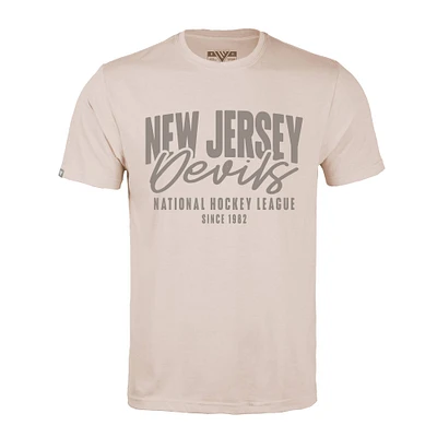 Men's Levelwear Khaki New Jersey Devils Richmond Response T-Shirt