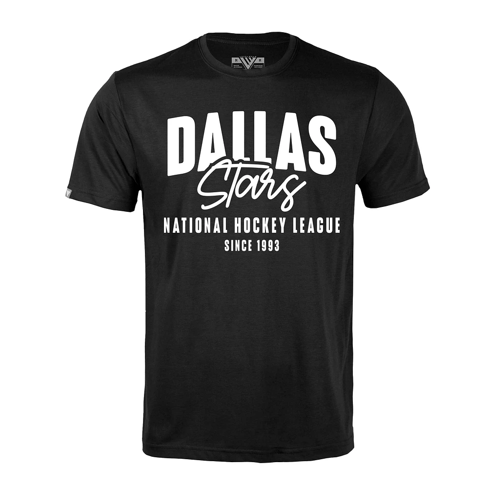 Men's Levelwear Black Dallas Stars Richmond Response T-Shirt
