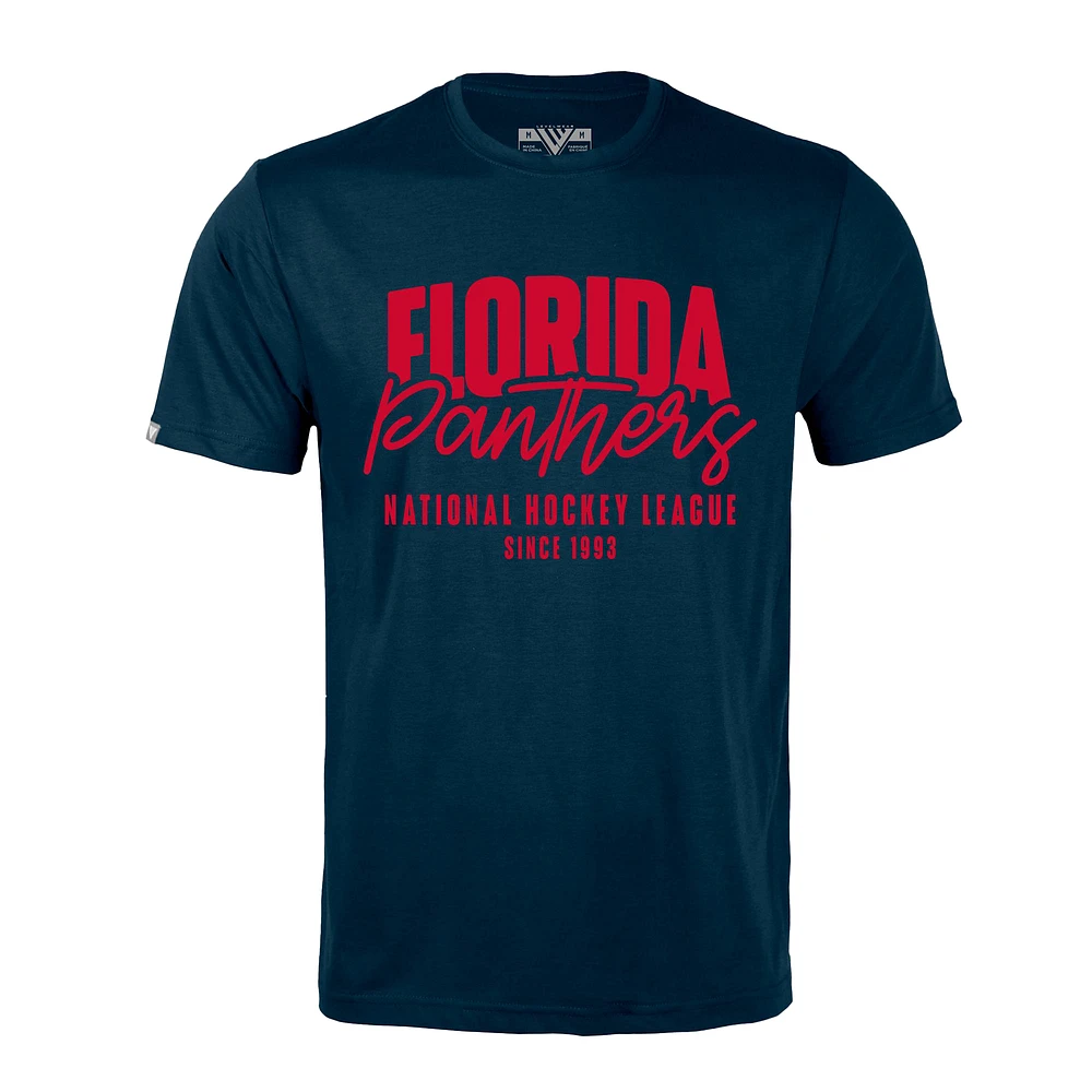 Men's Levelwear Navy Florida Panthers Richmond Response T-Shirt