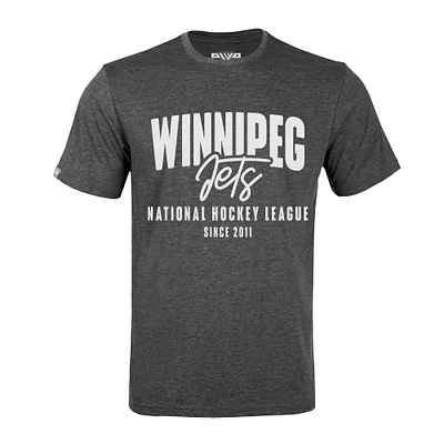 Men's Levelwear Gray Winnipeg Jets Richmond Response T-Shirt
